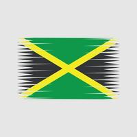 vettore di bandiera della giamaica. bandiera nazionale