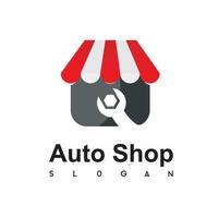 settore automobilistico memorizzare logo design modello. shopping Borsa vettore design.