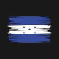 pennello bandiera dell'honduras. bandiera nazionale vettore