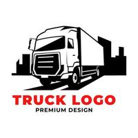 veloce consegna camion logo design modelli vettore