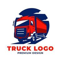 camion logo design modelli vettore