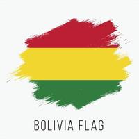 grunge Bolivia vettore bandiera
