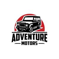 avventura il motore logo design. migliore per suv e via terra camion avventura relazionato attività commerciale logo vettore