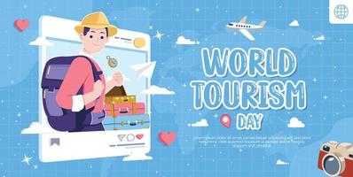 giornata mondiale del turismo vettore