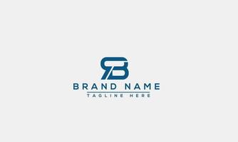 rb logo design modello vettore grafico il branding elemento