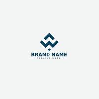 wa logo design modello vettore grafico il branding elemento