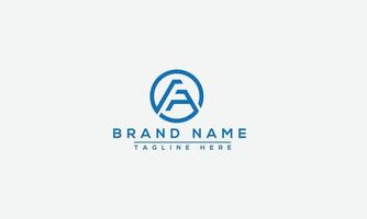 fa logo design modello vettore grafico il branding elemento