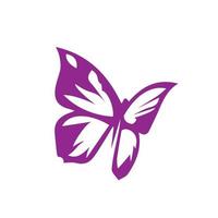 disegno dell & # 39; icona di vettore del modello di logo della farfalla di bellezza