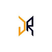 jr lettera logo creativo design con vettore grafico, jr semplice e moderno logo.