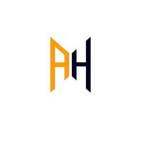 ah lettera logo creativo design con vettore grafico, ah semplice e moderno logo.