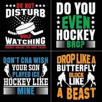 hockey maglietta design vettore