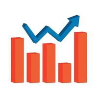 rosso statistica barre vettore