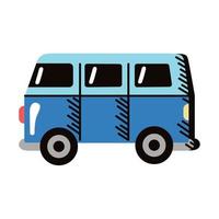 blu furgone auto vettore