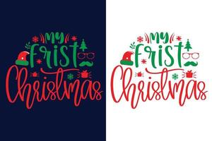 Natale svg t camicia design vettore