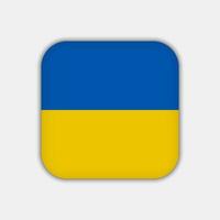 bandiera dell'ucraina, colori ufficiali. illustrazione vettoriale. vettore