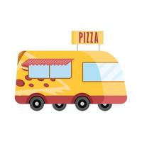 italiano Pizza camion vettore
