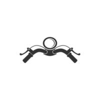 motociclo icona logo design vettore