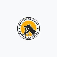 fotografo logo design vettore ispirazione