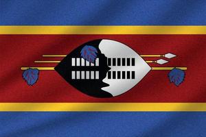 nazionale bandiera di Swaziland vettore