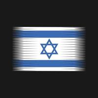 vettore di bandiera israeliana. bandiera nazionale