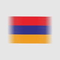 vettore di bandiera armena. bandiera nazionale