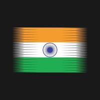 vettore di bandiera dell'india. bandiera nazionale