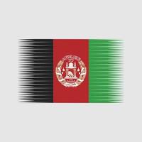 vettore di bandiera afghanistan. bandiera nazionale