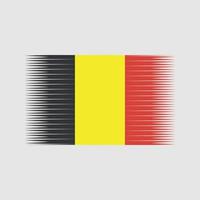 vettore di bandiera del Belgio. bandiera nazionale