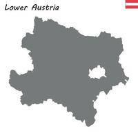 carta geografica stato di Austria vettore