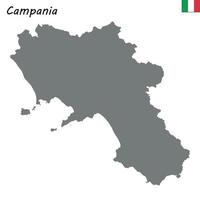 carta geografica di regione di Italia vettore
