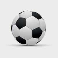 realistico calcio palla isolato . vettore illustrazione