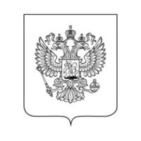 simbolo di Russia vettore