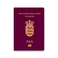 passaporto di Danimarca vettore