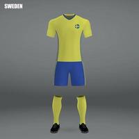 calcio kit di Svezia vettore