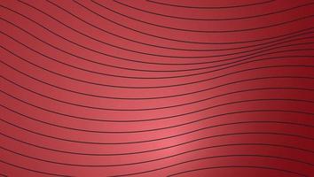 vettore onda Linee fluente dinamico design. nero rosa isolato su bianca sfondo per concetto di ai tecnologia design
