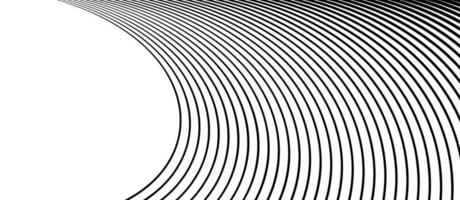 magro linea su bianca ondulato sfondo. attività commerciale sfondo Linee onda astratto banda design vettore