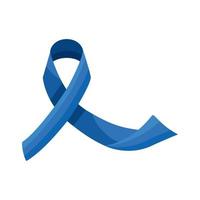 prostata cancro blu nastro vettore