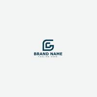 cg logo design modello vettore grafico il branding elemento.