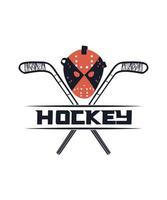 hockey concetto citazioni illustrazione design vettore