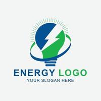 design del logo energetico vettore