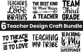 insegnante mestiere design fascio lettering vettore