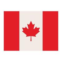 Canada bandiera icona vettore