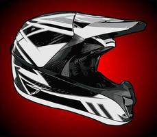 motocicletta casco vettore