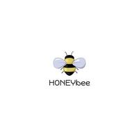 miele ape logo. illustrazione vettore logo