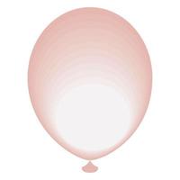 leggero rosa Palloncino elio galleggiante vettore