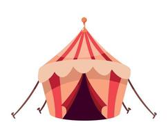 carnevale circo tenda vettore