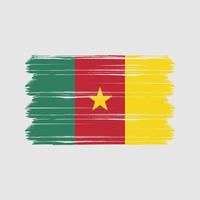 vettore di bandiera del camerun. bandiera nazionale