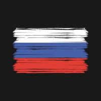 vettore di bandiera della russia. bandiera nazionale