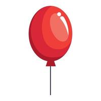elio palloncino rosso vettore