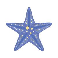 blu stella marina vita marina vettore